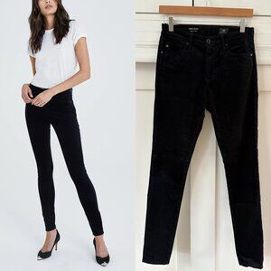 AG Black Velvet Farrah Skinny Jean – Size 27